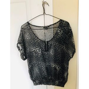 LEOPARD PRINT BLOUSE